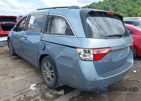 2013 Honda Odyssey Ex-L from USA, damaged, VIN 5FNRL5H60DB061781